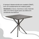 Ver mais imagens de Conjunto Sala de Jantar Mesa Quadrada 70x70cm Tampo Madeira MDP Indiana 4 Cadeiras Rio Prata/Paraopeba/Mart
