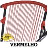 Conjunto de 3 Cadeiras Eclipse Vermelho de Área e Fibra Sintética  com UV PROTECT. - 4