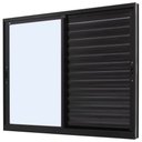 Ver imagem 3 de Janela Veneziana Caribe 3 Folhas 1,20x1,00m Preta - 1006-5664 - Jap