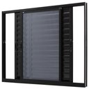 Ver imagem 2 de Janela Veneziana Caribe 3 Folhas 1,20x1,00m Preta - 1006-5664 - Jap