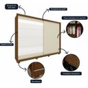 Ver imagem 7 de Guarda-roupa Casal 2 Portas de Correr Espelho Apolo 100% MDF