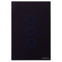 Ver imagem 1 de Interruptor Touch Wi-Fi Smart Tramontina Preto com 3 Canais