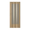 Ver imagem 1 de Porta Sanfonada de PVC Translucido 210cm x 84cm Plastporta Bcf Marrom/Carvalho Prata com