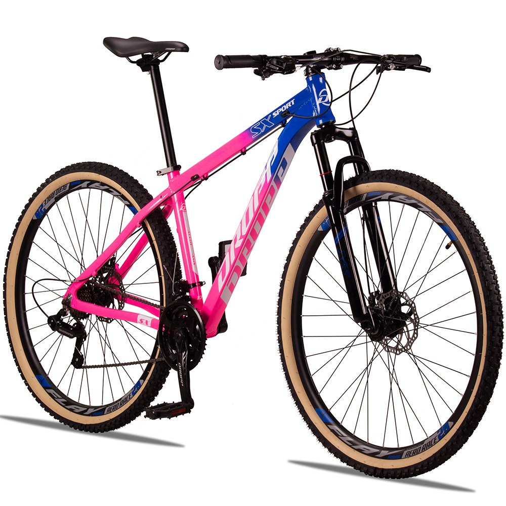 Bicicleta SX Sport Aro 29 Quadro Alumínio 21 Marchas Shimano TZ Freio a Disco Mecânico - Dropp - Ros - 1