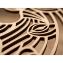 Ver imagem 4 de Quadro Decorativo Rinoceronte 30x30 Cm Natural para Pintura