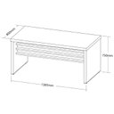 Ver imagem 7 de Conjunto Escritório Artany: Mesa e Estante