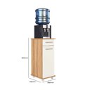 Ver imagem 2 de Balcão Bebedouro Isis Multiuso com 1 Porta 1 Gaveta Cozinha - Freijó/off White Cristal