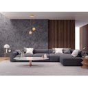 Ver imagem 3 de Pendente Dourado Globo Duplo 13,5cm - Bivolt