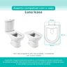Tampa Vaso Sanitário Madeira Laqueada Luna Branco para Bacia Icasa - 3