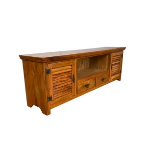 Rack para Sala Madeira Maciça de Demolição Lançamento Hj