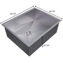 Ver imagem 4 de Cuba Gourmet Pia Inox Tamanho 40x50 Cm Ecosul