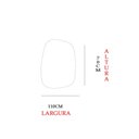 Ver imagem 3 de Conjunto Espelho Organico Goiania 70x110 Cm