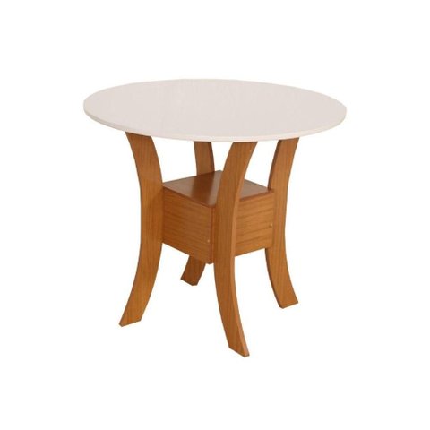 Mesa Redonda Maya 90 Cm de Diâmetro Mdf