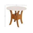 Ver imagem 3 de Mesa Redonda Maya 90 Cm de Diâmetro Mdf