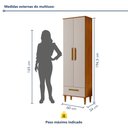Ver imagem 3 de Armário Multiuso 2 Portas 1 Gavetas Natal