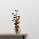 Ver mais imagens de Kit 8 Galhos Flor Artificial Vermelho 60cm para Vasos e Festa