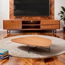 Ver imagem 4 de Kit 2 Mesas de Centro Capri Formato Orgânico