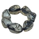 Ver imagem 2 de Kit 4 de Argolas de Guardanapo Halloween Neurônios Cinza Preto