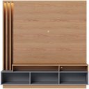 Ver imagem 2 de Estante Painel para TV 65 pol com LED Alencar C04 Freijó Cinza Fosco - Lyam Decor