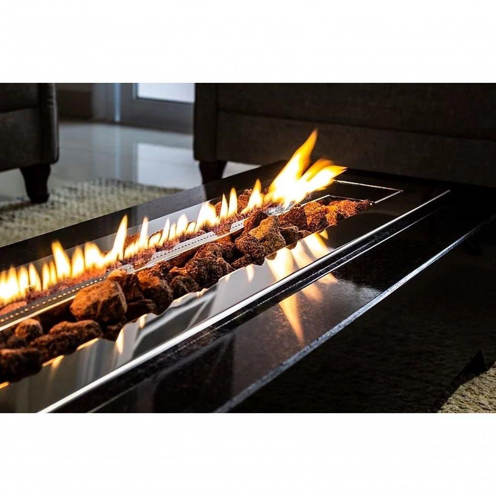 Lareira a Gás de Embutir Stile 70 Cm em Aço Inox - Jx Metais Tipo de Gás Gn (gás Natural) - 7