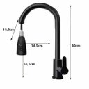 Ver imagem 2 de Torneira Gourmet Pull Down Flexivel Cozinha Monocomando Agua Quente Fria Mesa Bancada Pia Limpeza LE