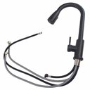 Ver imagem 3 de Torneira Gourmet Pull Down Flexivel Cozinha Monocomando Agua Quente Fria Mesa Bancada Pia Limpeza LE