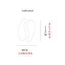 Ver imagem 3 de Conjunto Espelho Organico Vitoria 60x110 Cm