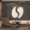 Ver imagem 1 de Conjunto Espelho Organico Vitoria 60x110 Cm