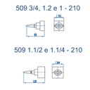 Ver imagem 5 de Acabamento Para Registro 3/4 Cromado Prima 210 Fani