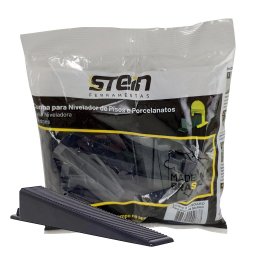 Kit Nivelador de Pisos Stein 800 Pçs Nivelador 1,5mm + 200 Pçs Cunha + Alicate - 9