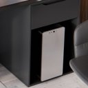Ver imagem 6 de Escrivaninha Mesa Computador com Gaveta - Mod.3043 Cor:preto
