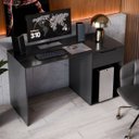 Ver imagem 2 de Escrivaninha Mesa Computador com Gaveta - Mod.3043 Cor:preto