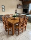 Ver imagem 1 de Mesa Quadrada Marchetada com Prato Giratório (apenas a Mesa)