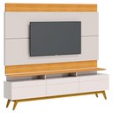 Ver imagem 1 de Rack Bancada 3 Gavetas com Nicho e Painel para Tv Classic 2.2 Off White Nature - Imcal