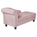 Ver imagem 5 de Recamier Diva França 1,60m Suede Rosa Bebe - Inova Decor