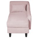 Ver imagem 7 de Recamier Diva França 1,60m Suede Rosa Bebe - Inova Decor