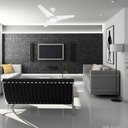 Ver imagem 2 de Ventilador de Teto Venti-Delta 130W 3 Pás Branco Ideal LED 220V