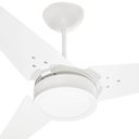Ver imagem 3 de Ventilador de Teto Venti-Delta 130W 3 Pás Branco Ideal LED 220V