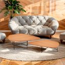 Ver imagem 1 de Kit 2 Mesas de Centro Capri Formato Orgânico