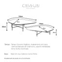 Ver imagem 5 de Kit 2 Mesas de Centro Capri Formato Orgânico