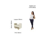 Ver imagem 5 de Mesa de Cabeceira 1 Gaveta Innova Moderno 100% MDF