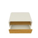 Ver mais imagens de Mesa de Cabeceira 1 Gaveta Innova Moderno 100% MDF Branco