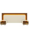 Cabeceira Box Casal com 2 Mesas de Cabeceira com Led Innova 100% MDF - 3