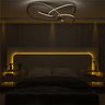 Cabeceira Box Casal com 2 Mesas de Cabeceira com Led Innova 100% MDF - 8