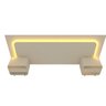 Cabeceira Box Casal com 2 Mesas de Cabeceira com Led Innova 100% MDF - 13