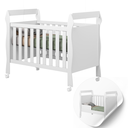 Ver imagem 1 de Berço 2 em 1 Vira Mini Cama 100% Mdf Moderno Estiloso Bebê