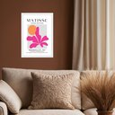 Ver imagem 2 de Quadro Decorativo Matisse - Flor Rosa 24x18cm:moldura Preta