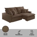 Ver imagem 5 de Sofá 250 Cm Braço 25 Cm Retrátil e Reclinável Império Meu Sofá Online