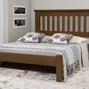 Ver imagem 1 de Cama de Casal Texas de Madeira Maciça Tauari Imbuia