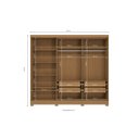 Ver imagem 4 de Guarda-roupa 5 Portas e 4 Gavetas com Pés e Espelho